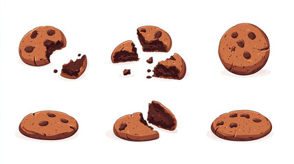 Obraz premium Celebrate National Cookie Day with delicious homemade chocolate chip cookies on the table