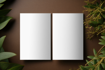 Flyer png product mockup, transparent design