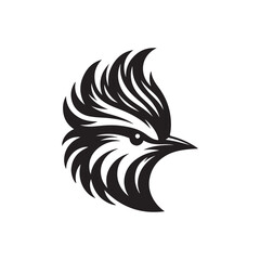 bird head silhouette vector