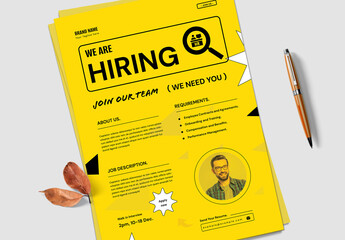 Hiring Flyer - Powered by Adobe