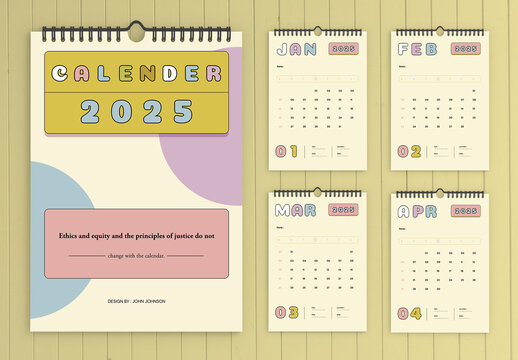 2025 Calendar Layout