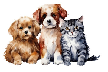 Obraz premium PNG Pet mammal animal puppy.