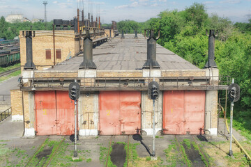 Old railway shed