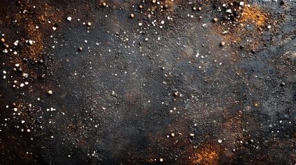 Obraz premium Rusty golden metal texture backdrop with grunge pattern