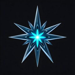 Obraz premium star icon, start logo, asterisk-shaped logos: symbolizing creativity and uniqueness