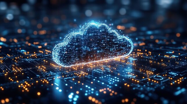 A strategic business process concept in IoT technology, featuring big data and cloud computing to optimize customer service management.