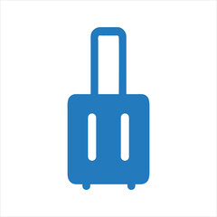 Obraz premium Journey bag icon. Travel suitcase icon