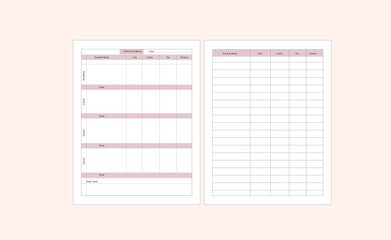Food Journal KDP  Template
