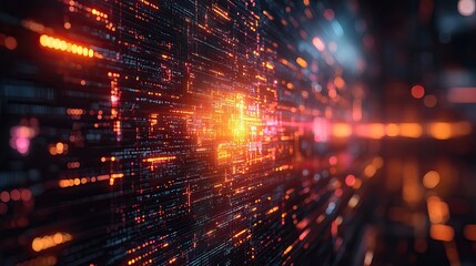 Fototapeta premium An abstract multimedia technology background illustrating web streaming channels and TV video, highlighting the evolution of content delivery.