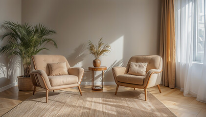 living room interior. living room with furniture