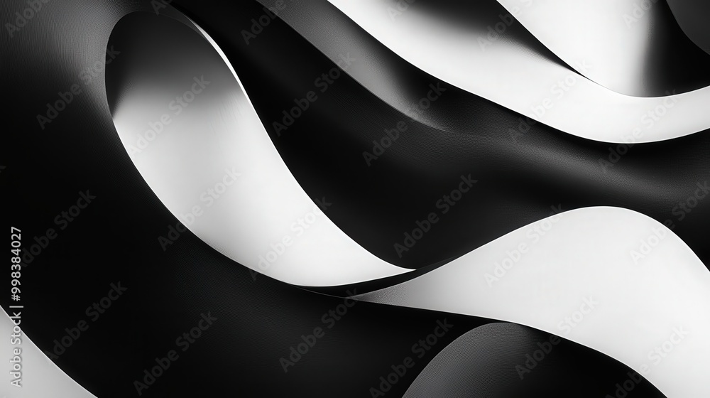 Poster monochrome contrast: craft an abstract background with a high-contrast monochrome palette, using bla