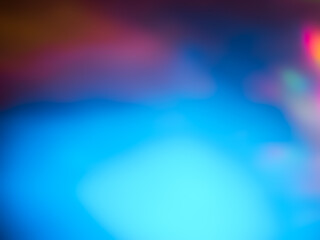 Blurry blue lights at night for party, celebration or any year background.