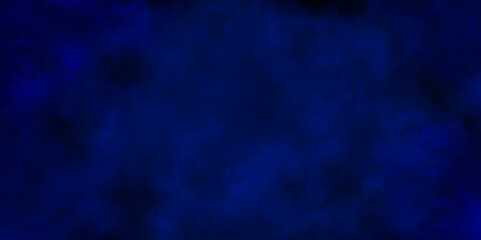Abstract dark blue watercolor cloudiness, mist, or smog background. Dark navy blue sky with black background and blurred pattern. Vivid textured aquarelle painted art design background.	
