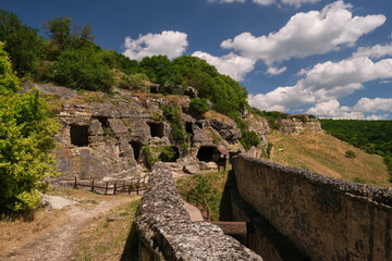 old ancient rocky castle ruins