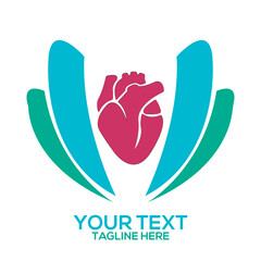 Hands holding a heart