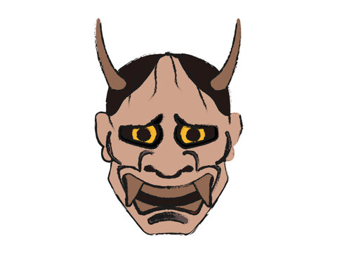 能面　般若 般若の能面