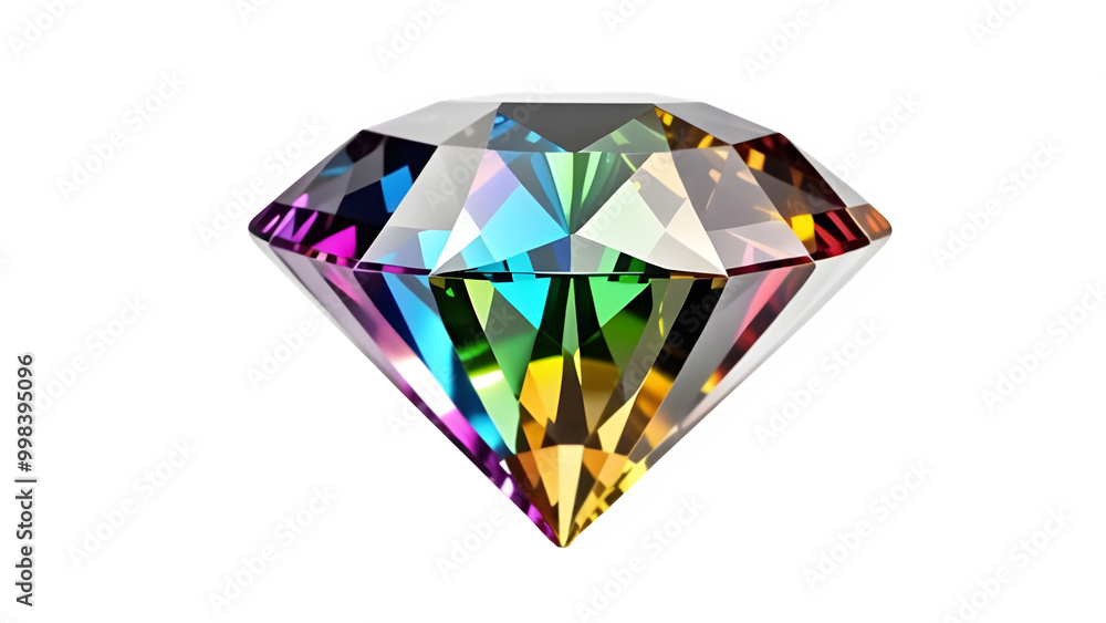 Canvas Prints rainbow diamond gem