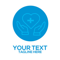 Medical Health Logo Vector Art Illustration