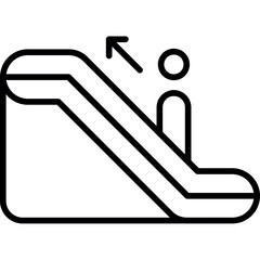Subway Escalator Alarm Icon