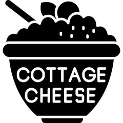 Cottage cheese Icon