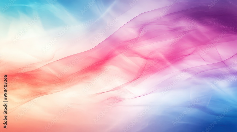 Poster soft gradient blur: develop an abstract background with soft gradient blurs, blending colors smoothl