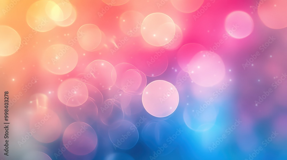 Poster soft gradient blur: develop an abstract background with soft gradient blurs, blending colors smoothl
