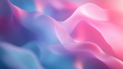 Obraz premium Soft Gradient Blur: Develop an abstract background with soft gradient blurs, blending colors smoothly to create a calming and serene visual experience.