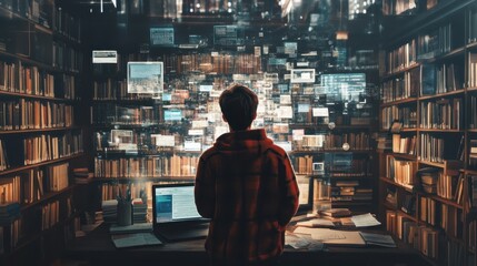 A digital literacy workshop helping students navigate and evaluate information online.