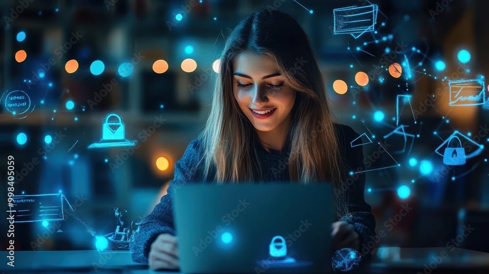 Poster a digital platform using blockchain to verify and authenticate educational credentials.
