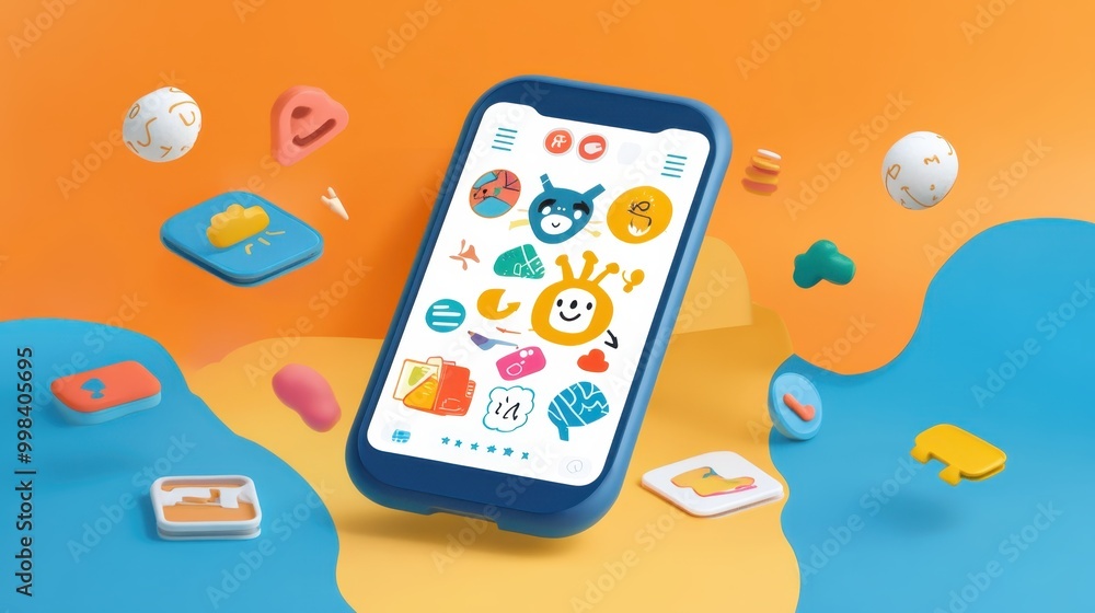 Poster a language learning app that gamifies vocabulary and grammar practice to make learning fun and engag