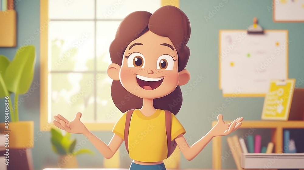 Poster a language learning app that gamifies vocabulary and grammar practice to make learning fun and engag