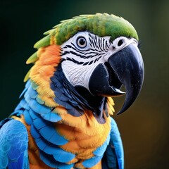 Naklejka premium blue and yellow macaw ara