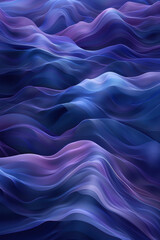 Fototapeta premium Fluid Shapes in Dark Color Palette