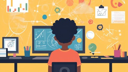 Adaptive learning technology helping students master concepts at their own pace.