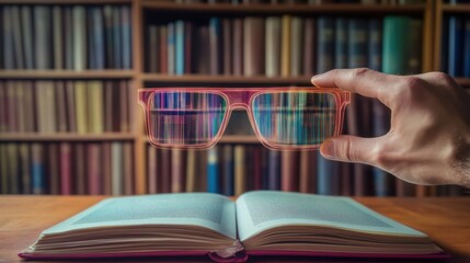 AR technology transforming traditional textbooks into interactive learning tools.