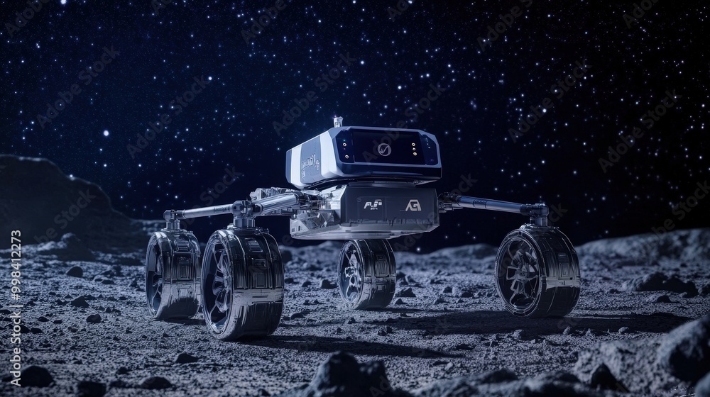 Poster the moon advanced capabilities allow it to perform complex tasks on the lunar surface.