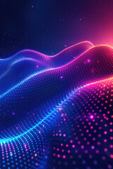 Obraz premium Abstract Blue and Purple Gradient Background
