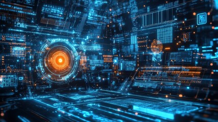 Obraz premium The technology section keeps readers informed about the latest innovations and gadgets.