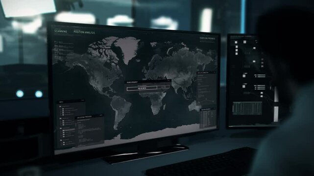 Surveillance software analysis of the criminal target gps location coordinates. Surveillance software deals with the data analysis. Surveillance software interface decoding process analysis.