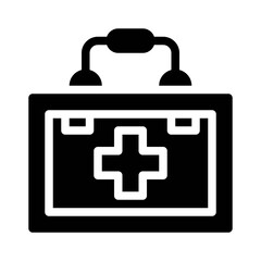 first aid kit glyph icon