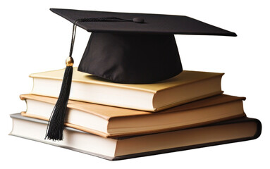 PNG  Graduation hat book publication intelligence.