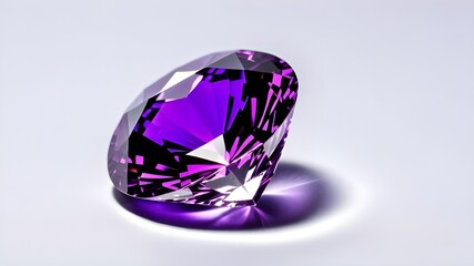 Fototapeta premium purple diamond gem