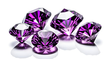 Fototapeta premium purple diamond gem