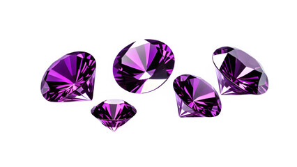 purple diamond gem