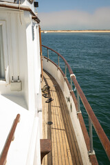 Vie sur un bateau amar&eacute; dans la lagune au large de Faro