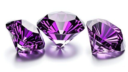 Fototapeta premium purple diamond gem