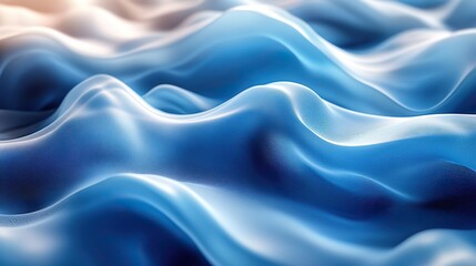 Obraz premium An abstract 3D liquid background conveys fluidity and modern technological design.