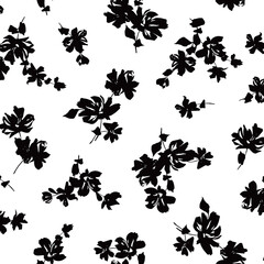 Abstract floral pattern perfect for textile design,