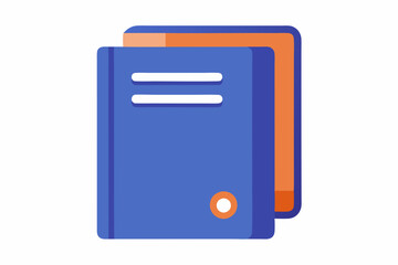 red and yellow folder