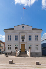 Naklejka premium Toen Hall of Rudkøbing, Langeland, Denmark